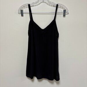 Maurices Black Lace V-Neck Tank Top